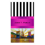 Psychedelisches New York City: Brooklyn-Brücke, WT visitenkarten