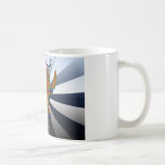 Psychedelisches NYC: Aufladenstier von Wall Street Kaffee Tassen