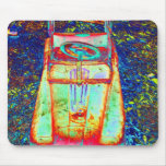 psychedelisches Spielzeugauto Mousepads