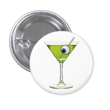 Psychobilly Martini Button