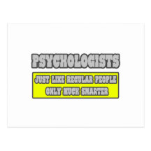 Psychologen… viel intelligenter postkarten