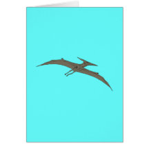 pterodactylus grußkarte