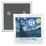 PU in den Himmel-Geschenk-Ideen Anstecknadelbutton