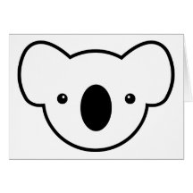 Pudding der Koala Grußkarten