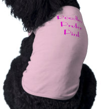 Pudel bevorzugen Rosa Hund Tshirt