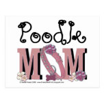 Pudel MAMMA Postkarte