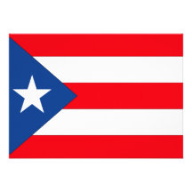 Puerto- Ricoflagge Personalisierte Einladungskarten