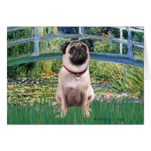 Pug 1 (Kitz) - Brücke Grußkarte