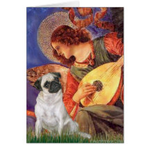 Pug H (Kitz) - Mandolinen-Engel Karte