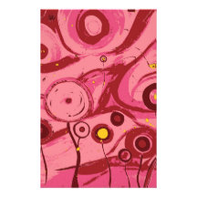 Punk Flowers Customized Stationery
