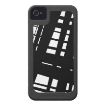 Punkart mononchrome mit Einfassung Case-Mate iPhone 4 Hülle