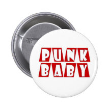 Punkbabyrot Anstecknadelbuttons