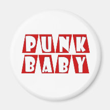 Punkbabyrot Kühlschrankmagnet