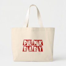 Punkbabyrot Tragetaschen