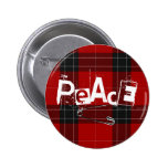 Punked-up Frieden Anstecknadelbuttons