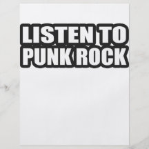 PUNKfelsen-Typmädchen punker Punkrocker-Punkmusik Flyerdesign