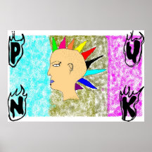 Punkkind Posterdrucke
