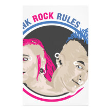 Punkrock-Regeln Individuelles Druckpapier