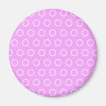 pünktchen lila pink rosa punkte polka dots tupfen magnete