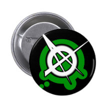 PunkTypmädchen ANARCHIE-PUNKfelsen-Musik Buttons