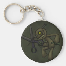Puppe mit Scheren Keychain 2 Schlüsselband