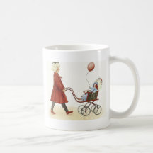 Puppen-Spaziergänger-Becher Tee Tassen