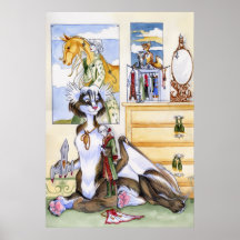 Puppen und Starships Plakat