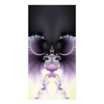 Purple Butterfly Custom Photo Card