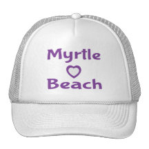 Purple Myrtle Beach South Carolina Baseball Hat