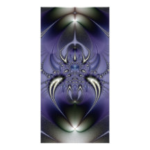 Purple Ornament Picture Card
