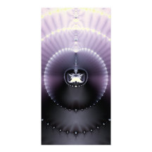 Purple Space Picture Card