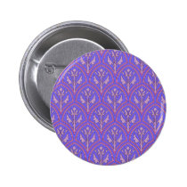 Purple Vintage Floral Pattern buttons