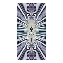 Purple World Photo Card Template