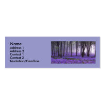 purpleforest, Name, Adresse 1, Adresse 2, Conta… Visitenkarten Vorlage