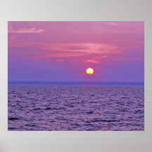 PurpleSunset Posterdrucke