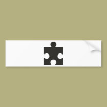 Puzzle autoaufkleber