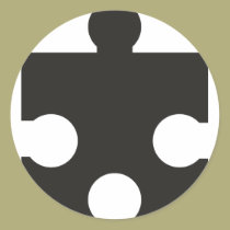 Puzzle aufkleber