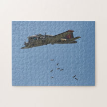 Puzzlespiel der Bombardierungs-B-17