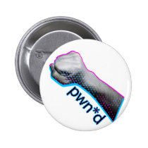 Pwned Gamer-T-Shirt buttons