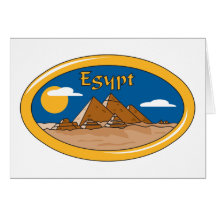 Pyramide in Ägypten Grußkarte