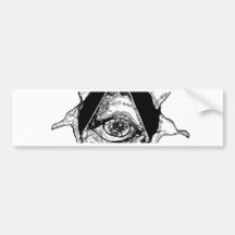 Pyramideauge Auto Sticker