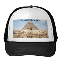 Pyramiden an Giseh-Hut Netzmütze