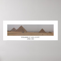 Pyramiden in Giseh, Ägypten Plakate
