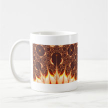Pyromania-Fraktal Tee Tasse