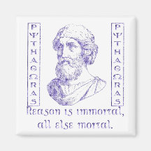 Pythagoras Kühlschrankmagnet