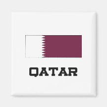 Qatar-Flagge Kühlschrankmagnet