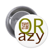 QRazy so ein QR-Code Anstecknadelbutton