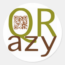 QRazy so ein QR-Code Sticker