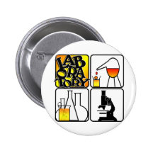 QUADRAT DES LABORlogo-4 - LABRADOR-IKONEN Anstecknadel