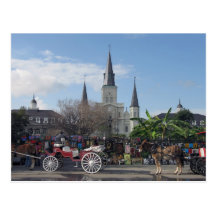Quadrat-Neue Orleans Postkarte Jacksons